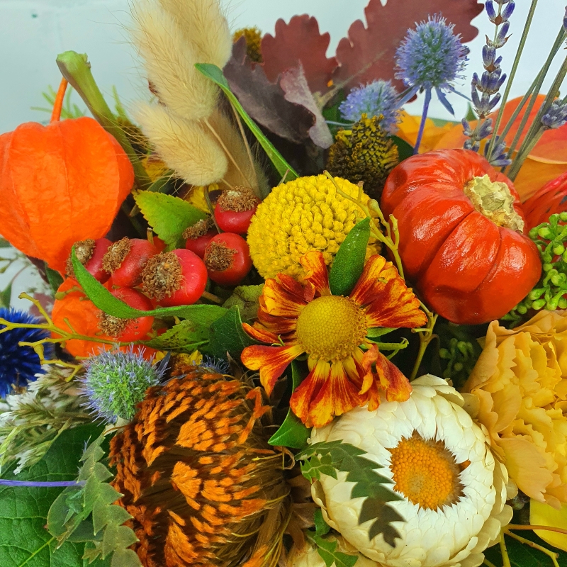 Rustic Autumn Hatbox