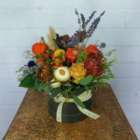 Rustic Autumn Hatbox